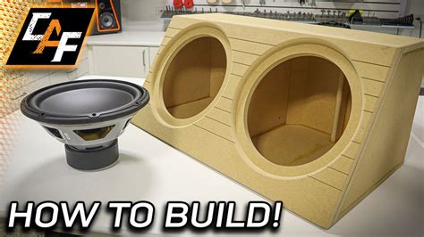 build subwoofer box out of steel|homemade subwoofer box design.